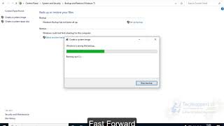 How to take a full computer backup of Windows 10