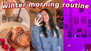 my HIGH SCHOOL WINTER MORNING ROUTINE my winter morning routine for school 2021:xmas morning routine