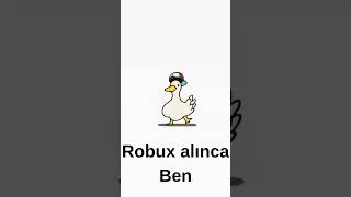 Robux alınca Ben #keşfet #shorts #ördek  #roblox