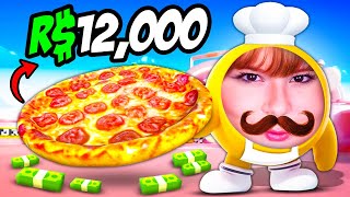 FIZ UMA PIZZA DE 12.000 REAIS!!