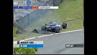 F1 Brazil 1999 Qualifying Gene crashes (DF1)