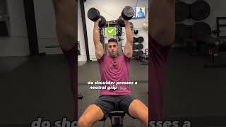 Form Adjustment If You Have Pain With Shoulder Press