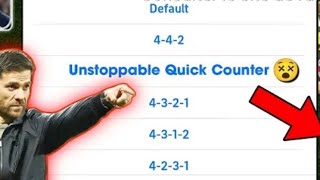 100% best quick counter custom formation eFootball 2024 Mobile !!efootball best formations