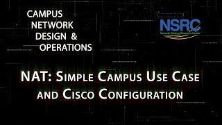 NAT Simple Campus Use Case and Cisco Configuration