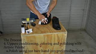 ASMR Shoe Shine Allen Edmonds Vernon Ft Artiste Palette Adobe Premiere Revised