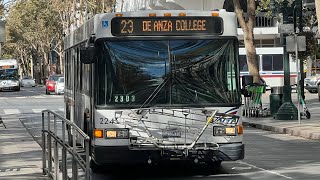 Santa Clara VTA 2002 Gillig Low Floor 2245 on route 23