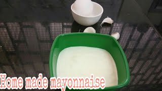 Home made mayonnaise //