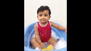 It's Bath time😉 Cute baby is taking a bath #Shorts I আমাকে কেউ বিরক্ত করোনা Please