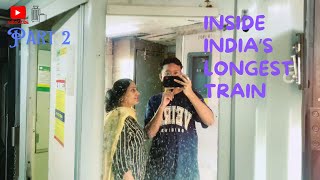 Part 2 : I spent 3 days inside india’s longest train (50+ Hours)😵‍💫🚂