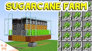 Minecraft: Best Automatic Sugarcane Farm 1.20! 300+ Per hour