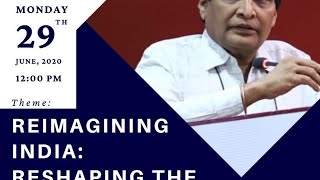 Speaking at "Vimarsh - Reimagining India: Reshaping the Decade" Organised by Flame University.