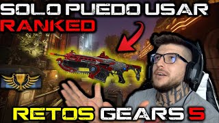 Gane Una Partida Ranked Con La Peor Arma del Juego, Retos Gears 5 [Solo Puedo Usar Lancer!!!] 4K