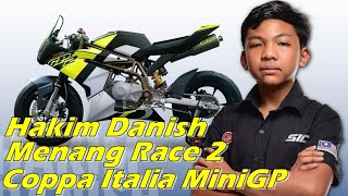 Hakim Danish (Malaysian) Menang lagi MiniGP Race 2 - Coppa Italia Junior GP2