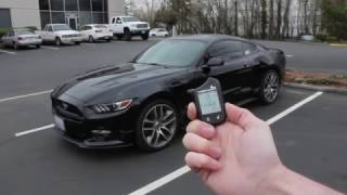 Compustar 2-Way Remote Start Confirmation Demo on 2015 Ford Mustang GT