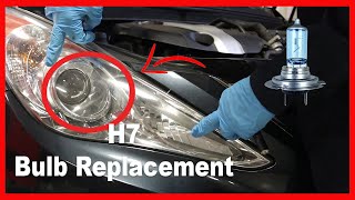 Hyundai Sonata Replacing Headlight Bulb