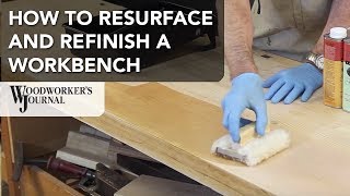 How to Resurface a Workbench Using Hand Planes | Waterlox Finish