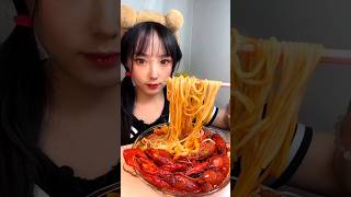 Lobster Turkey Noodles~ 😍 #mukbang #food #asmr