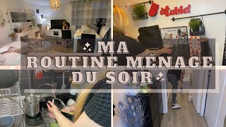 MA ROUTINE MENAGE DU SOIR // MOTIVATION