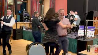 Ewan Galloway leading  a Circassian Circle @ the 33rd Shetland Accordion & Fiddle Club