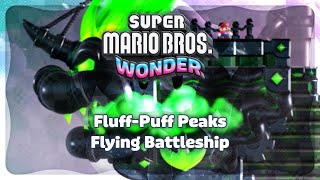 Super Mario Bros. Wonder • 2-Battleship "Fluff-Puff Peaks Flying Battleship" 100%