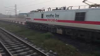 #16824 Ananthapuri Express skips MMNK at decent speed | Indian Railways |