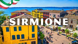 FLYING OVER SIRMIONE AT LAKE GARDA 4K Relaxing Music Along With Beautiful Nature Videos -4K Video HD