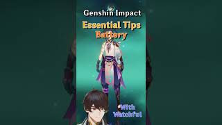 Genshin Impact Battery Tip #shorts