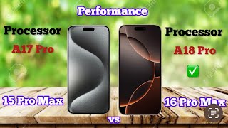 iphone 16 Pro Max vs 15 Pro Max Spec Comparison