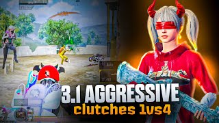 AGGRESSIVE GRENADER 1VS4 SQUAD WIPES 🔱 NEW SEASON 3.1 UPDATE #bgmi #pubg