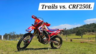 Qld Moto Park On The Mighty CRF250L - Blue & Green Trails