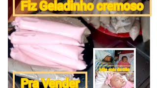 Vlog Curto/Testei meu Litificador Novo, Fiz Geladinho Gurmet cremoso/#maesolo #geladinhos 🌞🥵