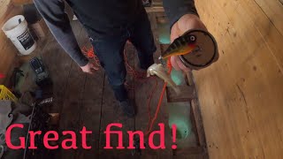 Magnet Fishing in an Ice Shack