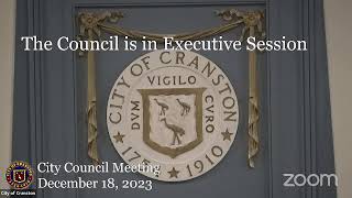 December 18, 2023, City Council Meeting