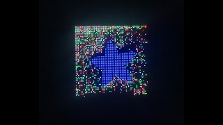 GRAVITY EFFECT ON LED MATRIX 64x64