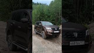 Oting Paladin копия Nissan Terra с блокировками и огромным ходом подвески. Диагональное вывешивание