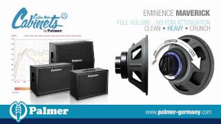 Palmer Custom Cabinet with Eminence FDM Maverick speaker-chassis