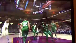 JAYLEN BROWN DUNKS ON LEBRON JAMES