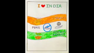 Indian Flag & Its Tri-Color Explained | Independence Day | Quick and Easy Drawing for Beginners