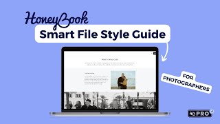 How to Create a Style Guide with HoneyBook Smart Files