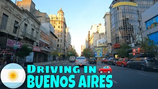 Driving in Buenos Aires | from Palermo to Monserrat