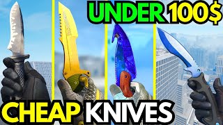 BEST CHEAP CS2 Knives for Under $100 (BUDGET CS2 KNIFE SKINS 2024)