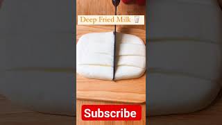 Deep Fried Milk #keto #keto diet #vegan #vegan food