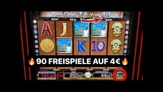 Lost Temple 90 FREISPIELE auf 4 Euro 😱 MERKUR MAGIE Casino Novoline Jackpot Spielothek Spielhalle