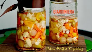 Italian Pickled Vegetables | 🫙🥕🧅🌶🧄Giardiniera