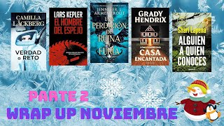 📚 WRAP UP NOVIEMBRE 2023 - Parte 2 💙 || Una de las peores lecturas del año ❄️