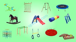 Playground video | Kids vocabulary | Learning playground toys for kids | English educational video