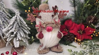 Gnomo rudolf @centrocolorquadroni4432   #dye #natale #christmas #tutorial creativo