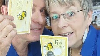 Bee Cards With The Narrow Slit Die!