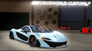 Buying and Customizing the Mclaren P1 in Drive World! - Roblox