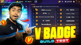 Live Guild Test 1 VS 4 Pc/Mobile Guild Recruitment !! Dum H Tho Aja !  - Garena Free Fire #shorts